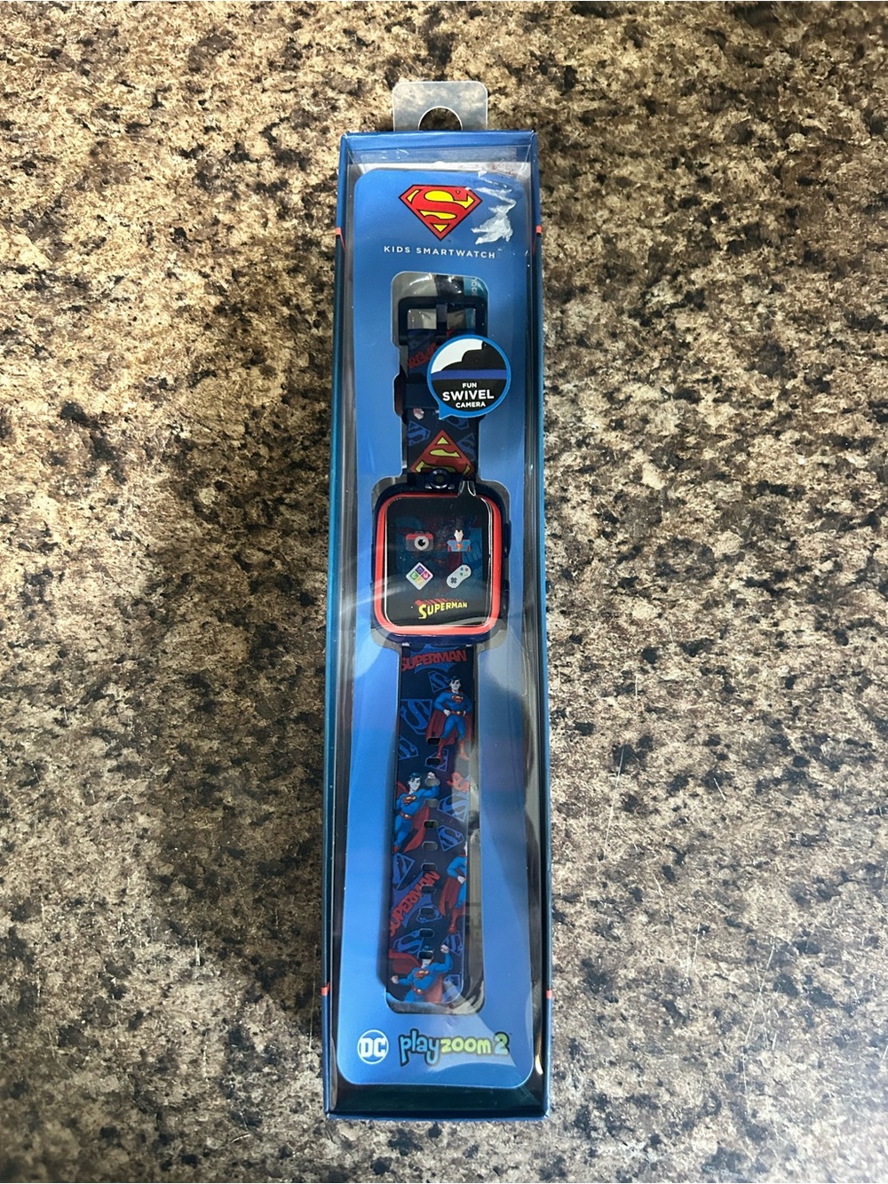 DC Superman Kids Smartwatch - Blue, Red, Black